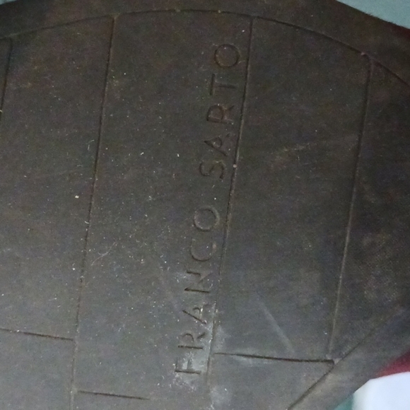 Franco Sarto Burgundy Wine Greco Ankle Booties, Size 9.5 - Picture 3 of 10